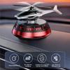 Solar Car Air Freshener Interior Fragrance Helicopter Ornaments Decor Decoration Rotating Aroma Diffuser for Car Decor Accessory
