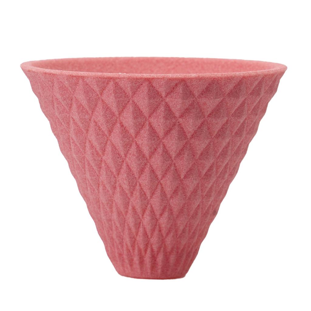 Hasami Keramik Kaffee-Filtertasse Lachs Ohne Papierfilter Leicht zu reinigen „ekubo“ (ek-00006), 2-3 Kapazität, Rosa, erforderlich,