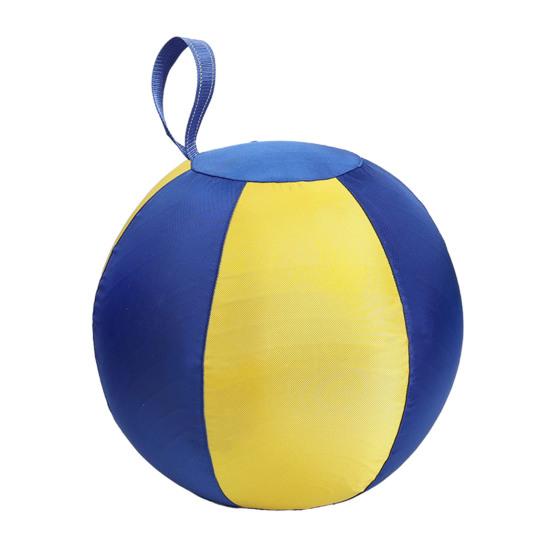 18 tum uppblåsbar lugnande boll för hundar Vallboll med handtag och skydd Rivtålig hundträningsboll för stora raser Utomhusaktiv Lek