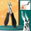 Slanted Pointed Pipe Bend Nail Clipper Anti-Splash Ingrown Portable High Quality Eagle Beak Oblique Toenail Fingernail Trimmer