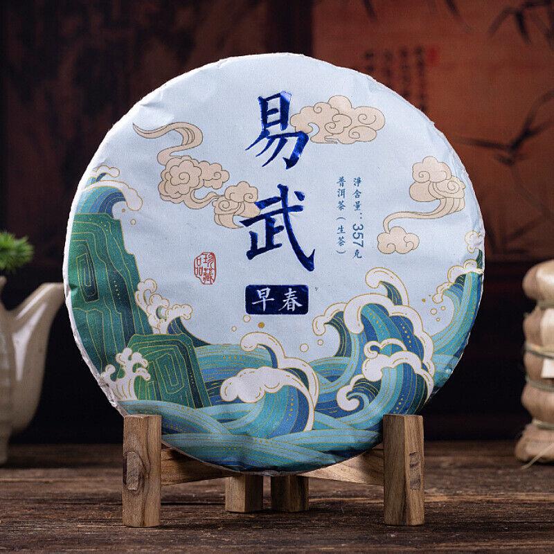 Yiwu Shengcha Dashu Herbata Wiosenna Herbata Pu'er Herbata Qizi Ciasto 357g