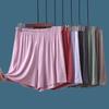 Women's High Elasticity Ice Silk Loose Safety Shorts - Plus Size, Summer Thin Briefs for Home Wear
