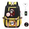 Ghost Annihilation Blade Grade 3-6 Junior High School Student High School Student School Bag Strap USB Multifunctional Backpack