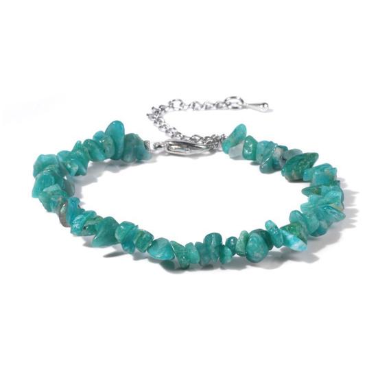Dames Armband Onregelmatige Kralen Decoratie Verstelbare Lengte Niet-vervagende Armband Pols Sieraden Veelzijdige Accessoires