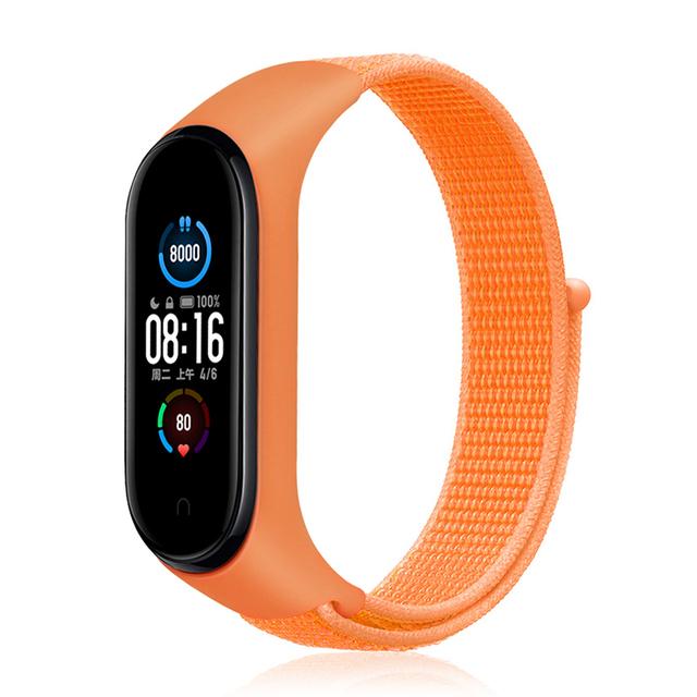 Bracelet for Mi Band 9 8 7 10 Strap Nylon Sport Loop Watch Belt Pulsera Correa Mi Band 4 Wristband Xiaomi Mi Band 5 6 3 Bracelet