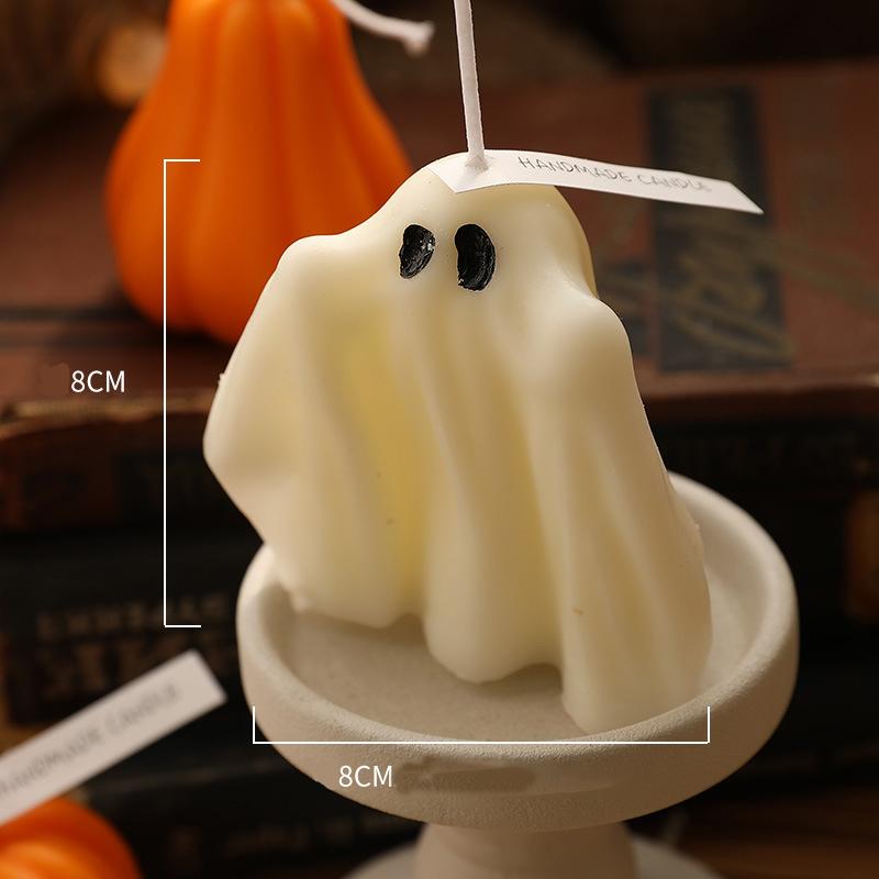 Halloween Horror Geist Kerze Silikon Formen DIY Handgemachte Seife Gips Aroma Kerze Machen Form Hause Dekoration Liefert