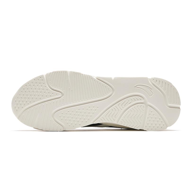 Anta Little Millennium Anti-Slip Wear-Resistant Low-Top Casual Shoes Men's White Black Sneakers 912348826-8