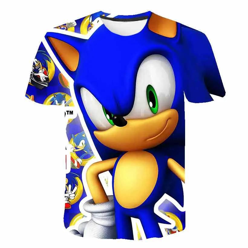 Boys 3D Printing Clothes New Cartoon T Shirt Kids Clothing Boys Girls Cartoon Game Boy Summer Children T-shirt Tops
