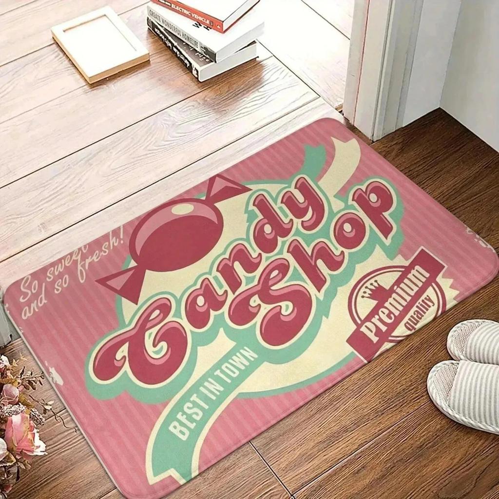 1 Stück Wolfsmuster Türmatten Küchenteppiche Rutschfest Pop-Art-Design Wohnzimmerteppiche Badematte Teppich für Zuhause Spüle Wäsche Dekor