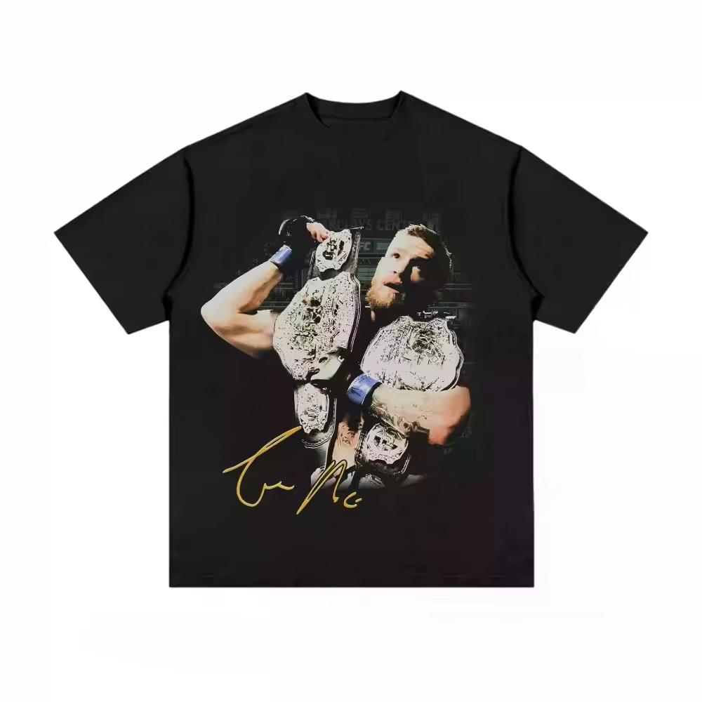 2026 New Classic Ufc Star Printed Breathable Cotton Fashion Brand Y2K Top Summer Men Women Short Sleeve T-Shirt Unisex