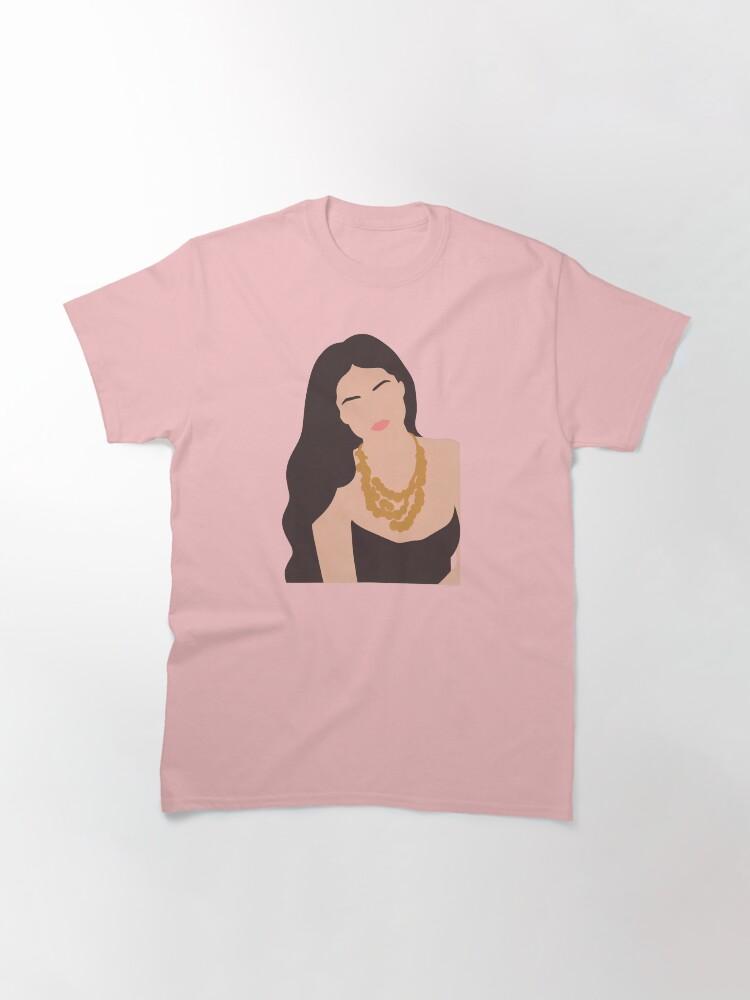 Selena Gomez Lineless Illustration Classic T-Shirt