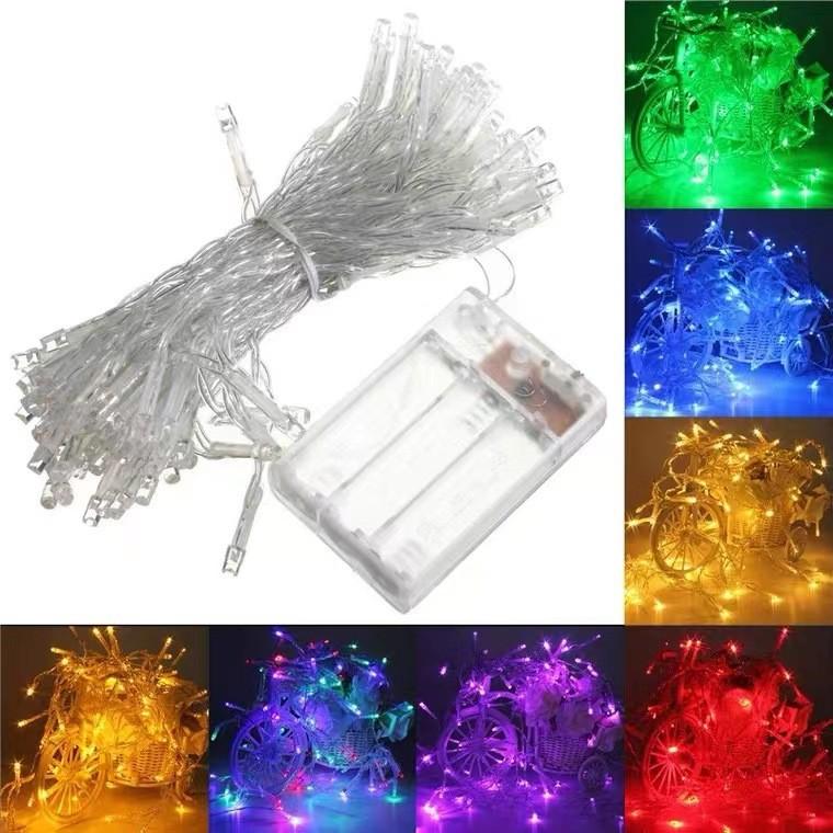LED-slingerverlichting Volle Sterrenhemel Sfeer Decor Batterijdoosje Voor Festivalvieringen