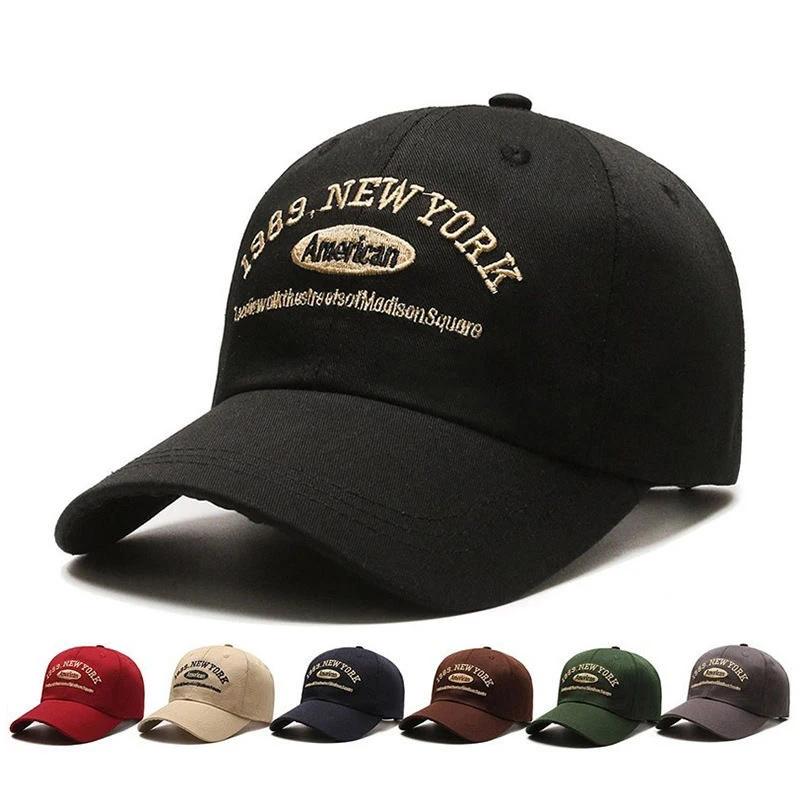 Retro Baseball Cap 100% Cotton Embroidered Adjustable Unisex Sun Hat for Outdoor, Super Bowl Party, Summer Casual Vintage Style