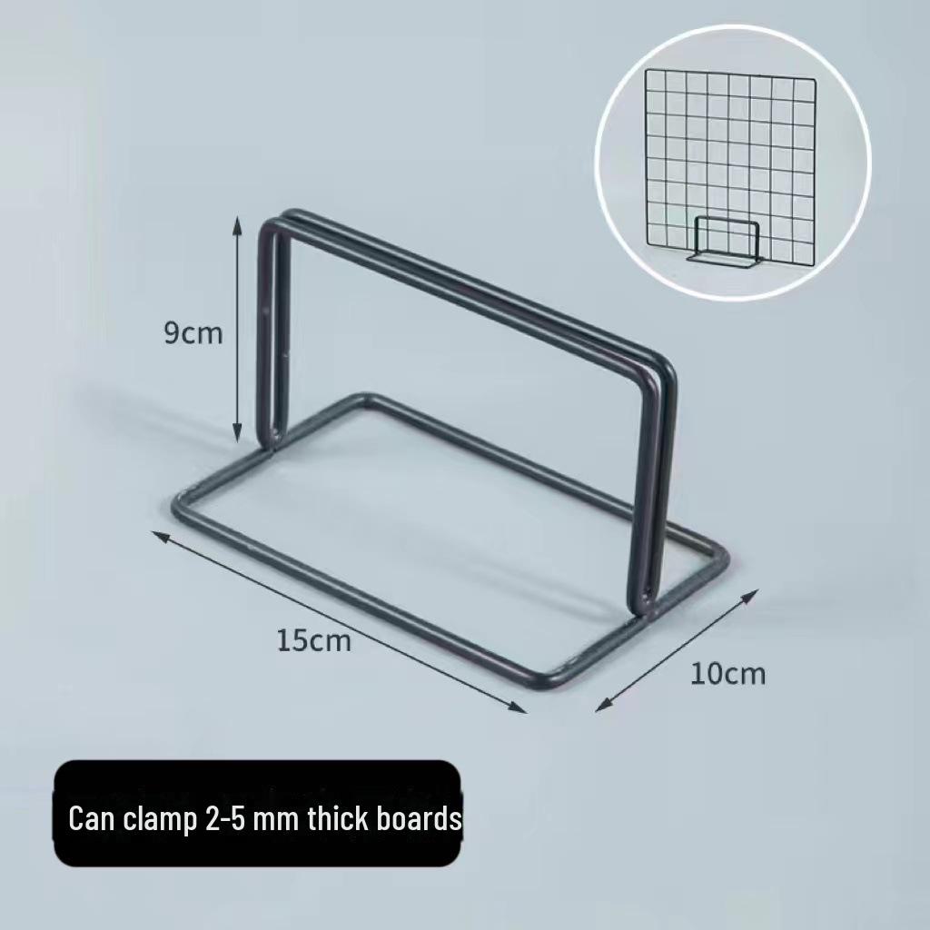 Kindergarten Art Display Stand with Photo Hanger and Shelves