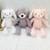 Cute Rabbit Teddy Bear Doll Bear Doll Plush Toy Elephant Sleeping Soothing Doll Birthday Gift
