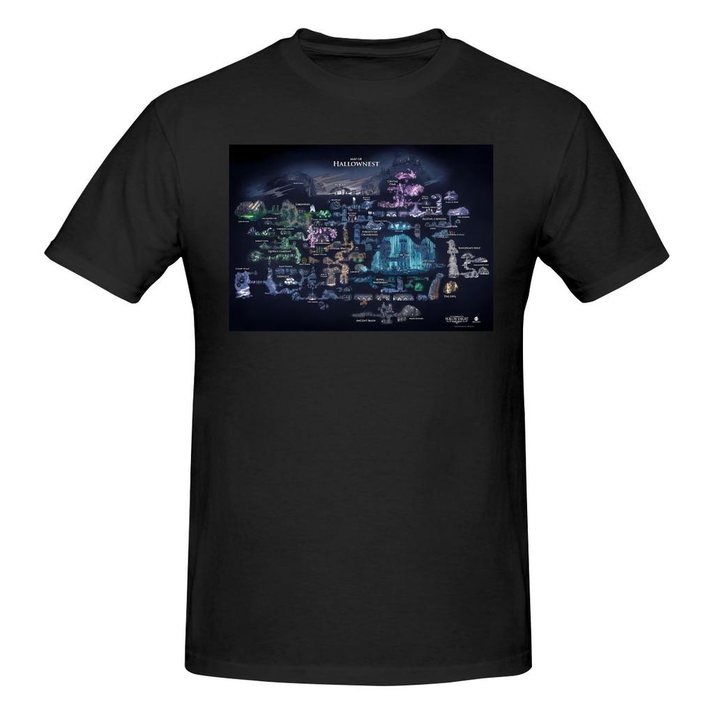 Hollow Knight Map Hallownest Graphic T-shirt