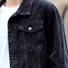 Men Jacket Denim Retro Hip Hop Style Loose Single-breasted Long Sleeve Lapel Multi Pockets Casual Streetwear Plus Size Men Coat