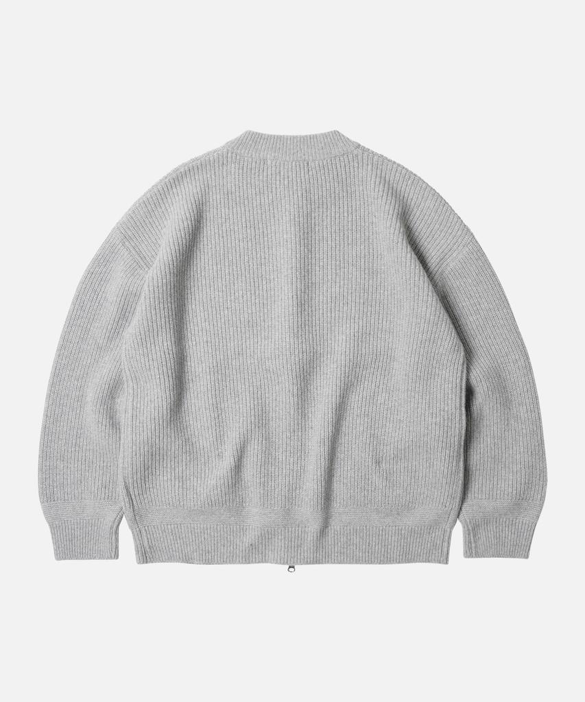 Frizmworks Wool Deck Zip Up Cardigan _ Light Gray