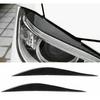 For BMW 3 Series F30 Carbon Fiber Headlight Eyebrow Eyelids Trim Cover Sticker