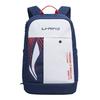 Li Ning Badminton Series Casual Polyester Backpack Unisex Backpack White Blue ABSV133-3