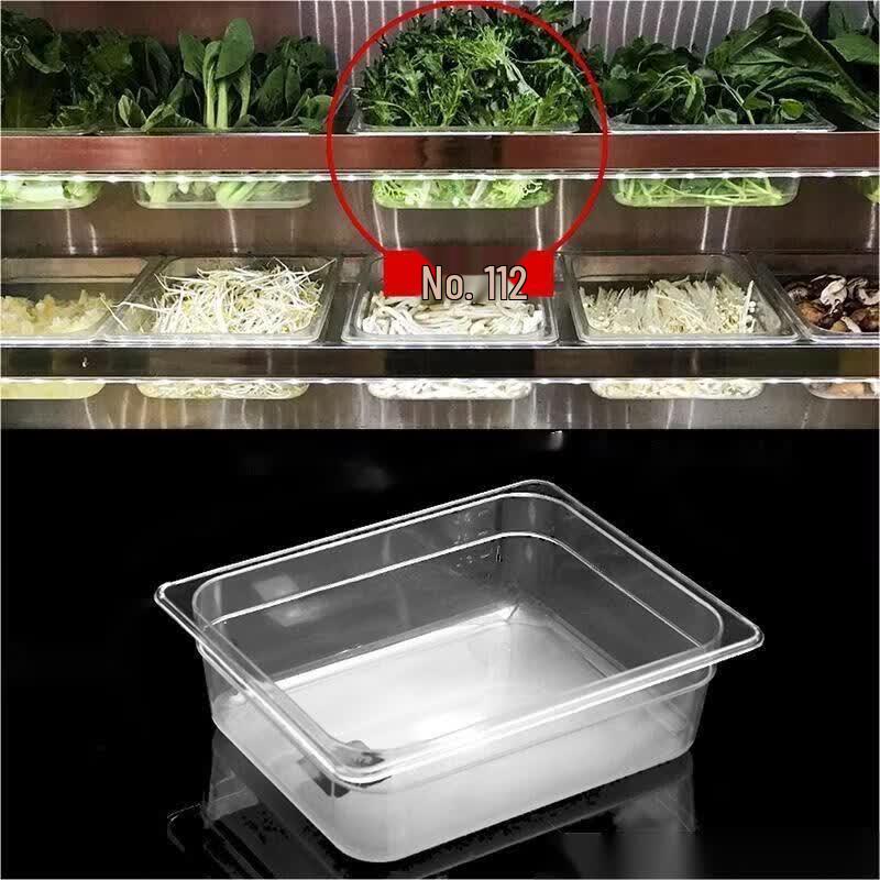 Acrylic Transparent Gastronorm Display Pan
