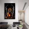 God Buddha Wall Art Prints Buddha Statue Canvas Painting Buddhism Wall Pictures For Living Room Religious Posters Wall Decor