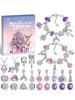 Buntes Kristallarmband Bastelset Weihnachts-Wundertüte Adventskalender DIY Set für Frauen Geburtstag Valentinstag