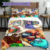 Set copripiumino 3 pezzi (1*Copripiumino + 2*Federe, Senza Nucleo), Set Biancheria da Letto con Stampa Among Us, Decorazione Camera da Letto, Per Tutte le Stagioni, Regalo di Compleanno
