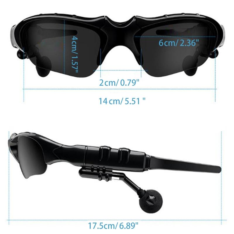 Drahtloses Sonnenbrillen-Headset Bluetooth-kompatibel Drahtlose Musik für Sonnenbrillen Kopfhörer für iOS Android-Telefone