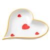 Queen-b Small Item Tray with Playing Card Design, Cute and Stylish for Interior Decoration, Storage, Jewelry, Keys, Entryway, Bathroom (Heart)