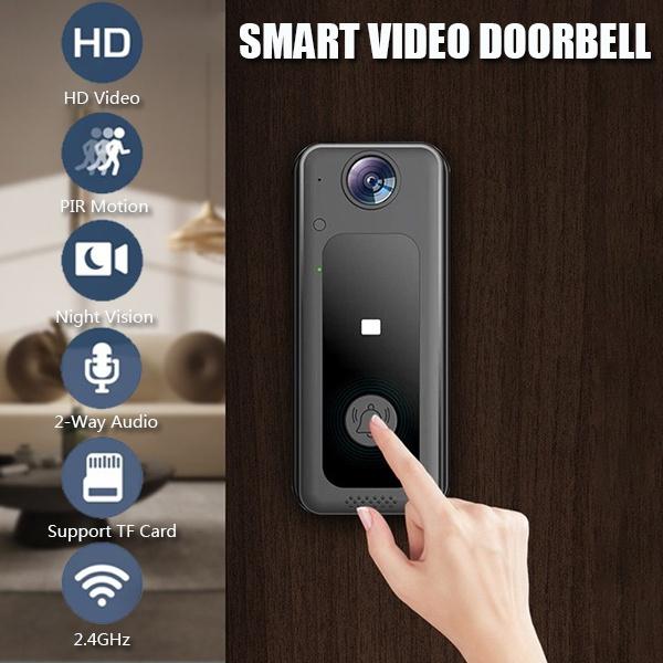 Smart Wireless Remote Video Doorbell Intelligent Visual Doorbell Home Intercom HD Night Vision Wifi