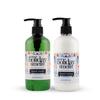 Kimirica How Holiday Smells Caixa de presente Duo de sabonete líquido e loção para as mãos com a bondade do óleo de amêndoa, 100% vegano e parabeno ( 300ml x 2)