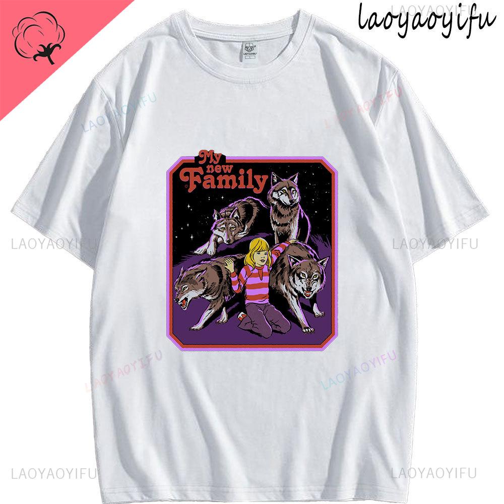 My New Family Theme 100Cotton Mens Womens Summer Shortsleev Fashion New Outdoor Clothes Casual Simple Round Neck Tee