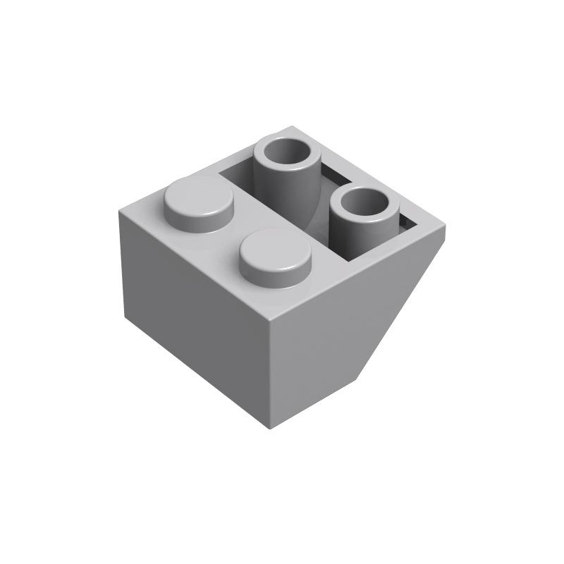 Non-Toxic 40Pcs Accessories Thick Brick 3660 Roof Tile 2X2 45° Roof Inverted Slope House Face Building Blocks Educational Assemble Kid Toy
