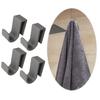Set of 4 Shower Glass Hangers 8mm Gray