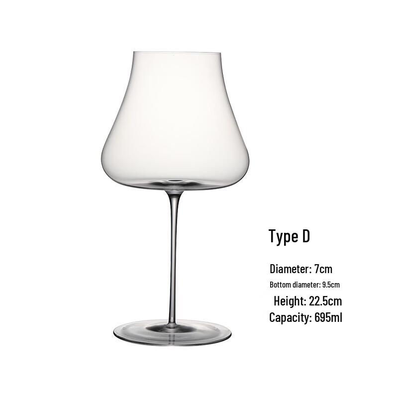 Crystal Burgundy Red Wine Glass