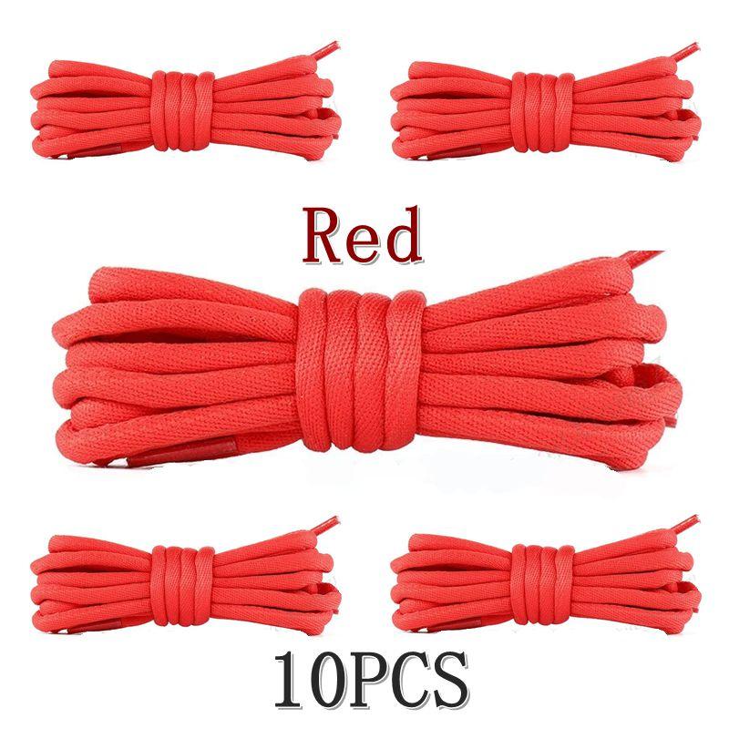 10 PCS New Rainbow Solid Laces Classic Boot Shoelaces High-Quality Strong Round Shoelaces Casual Sneakers Laces Strings