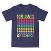 Heart Love 100 Days Of School Shirt Merchandise Men Women  Novelty Tee Shirt Short Sleeve Tops Gift Idea