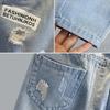 Barnkläder Pojkar och flickor Jeans Vår och höst Barnbyxor Byxor Rippade byxor Fritidsbyxor