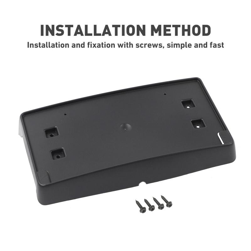 Supporto di Montaggio Targa Paraurti Anteriore Auto Porta Targa Posteriore Adatto per Jeep Wrangler JL/JT