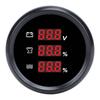 52mm Digital Voltage Sewage Water Level Gauge Waterproof Red Backlight Secure Connection Sewage Water Level Voltmeter