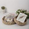 Handmade Fan-shaped Storage Basket Decorative Multipurpose Storage Basket Bedroom Decor