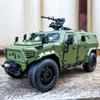 1:18 Dongfeng Mengshi Alloy Car Model, Large Military Collection Ornaments Armored Off-road Vehicle Military Vehicle Toy Gift