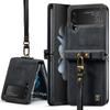Anti -Dust Leather Phone Accessories Folding Case For Samsung Galaxy Z Flip4 Flip 4 Flip3 Flip 3 5g Zflip4 Non -Slip Cover