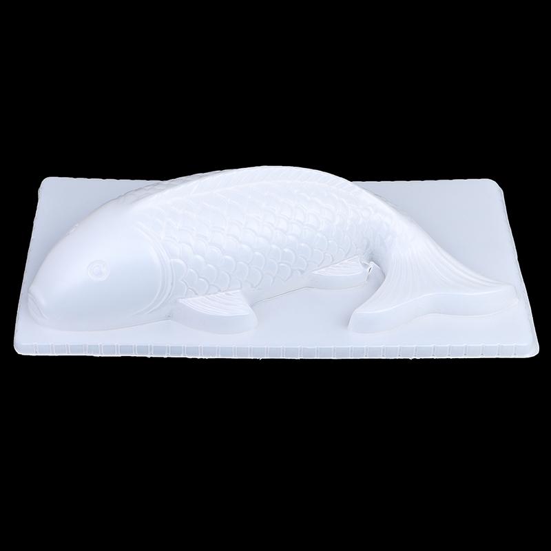 1 st Kreativa Koi Karp Silikon Tårtformar 3D Tvålform Choklad Glassform DIY Tårtbakningsverktyg