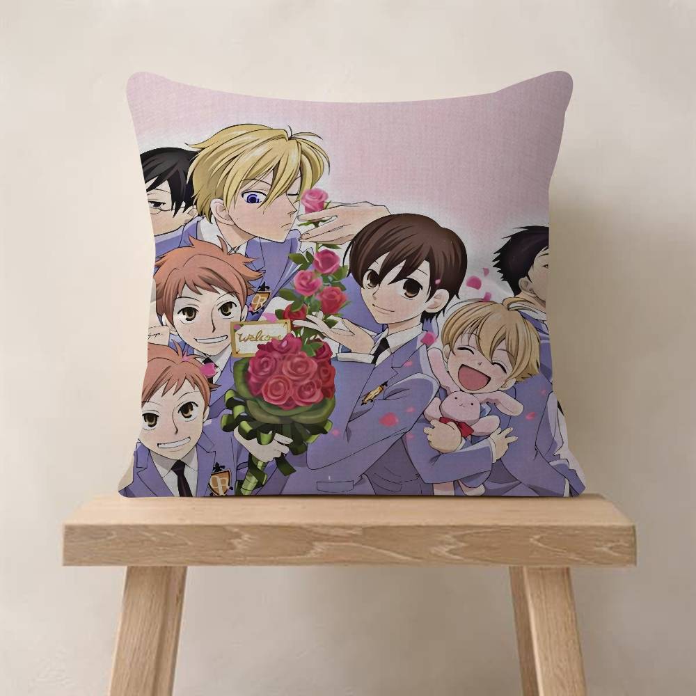 O-Ouran High S-School Host Club Personalized Pillow Dust Cover Bedroom Kids Party Decoration Pillowcase Birthday Children Gift