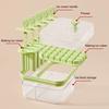 2-in-1 Ice Cube Easy Push Mold for Tray with Lid Release Ice DIY