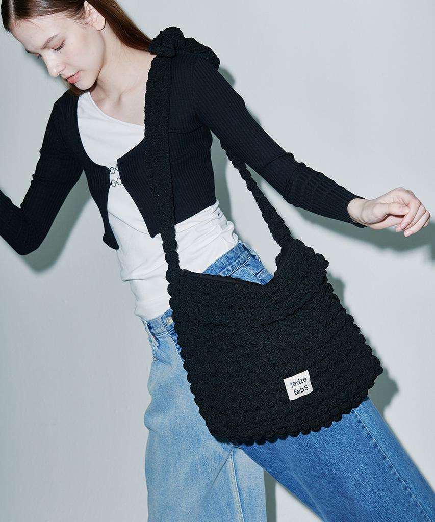 Jedrefeb5 Croffle Crossbody Bag Black