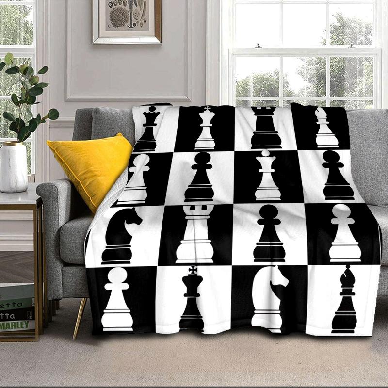 Chess Opening Strategy Blanket Flannel Blanket Throw Blanket Sofa Cover Blanket Soft Premium Blanket Picnic Blanket Tv Blanket Gifts