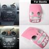 For VW Beetle 2001~2011 deler Rosa bilinteriør Senterkonsoll Paneldekseletui Dekorasjon
